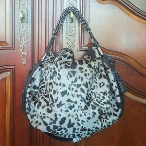Kenneth Cole cow hair hobo